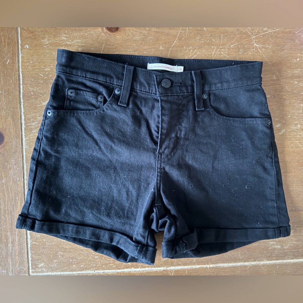 Levi's Black Women's Denim Shorts